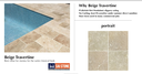 Travertine Beige Crazy Paver Tumbled &amp; Unfilled 20mm