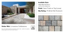 Ember Mist Quartz, ON TOP SURFACE,SAWN OTHER SIDES TUMBLED100X100X18-22MM