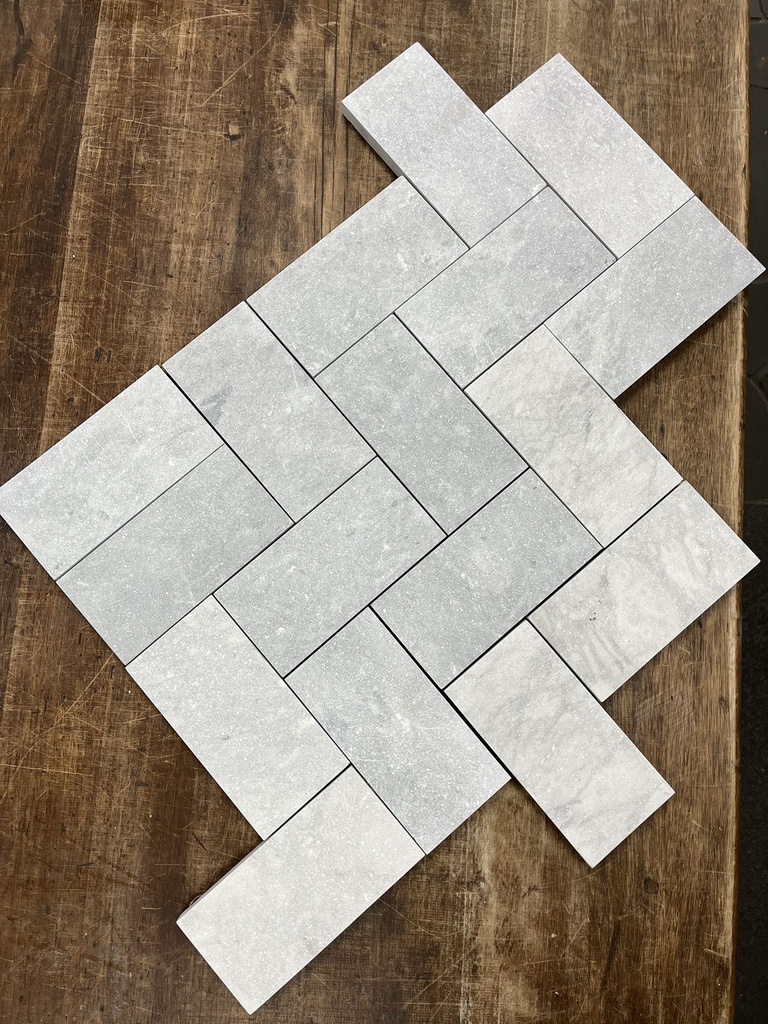 Grey Apricot 300x100x20mm Paver Sandblasted Herringbone