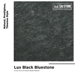 [COLX80040020/50FL] Lux Black Bluestone 800x400x20drop50 Flamed