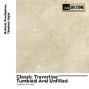 Classic Travertine Coping 810x406x20drop60 Tumbled &amp; Unfilled(While stock last)